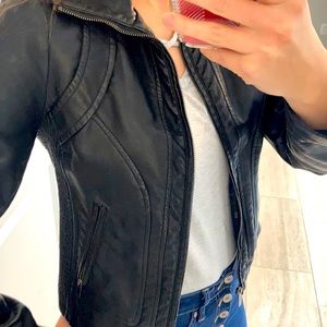 American rag leather jacket